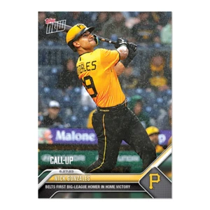 Tarjeta 501 Nick Gonzales Call Up First MLB Homerun 2023 MLB TOPPS NOW - Imagen 1 de 2