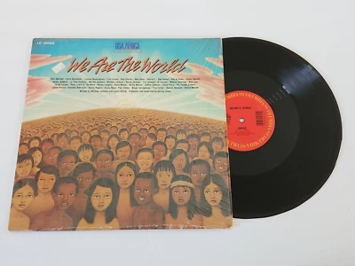 We Are The World USA For Africa Michael Jackson 1985 Grace Quincy Jones Shrink - Image 1 of 4