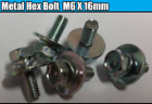 5x Metal Hex Bolt With Captive Washer M6x16 93405-0601608 O RING For HONDA