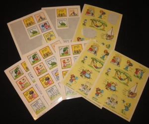 Joan Walsh Anglund Children Stickers Full & Partial Sheets Vintage 1976 1985 - Picture 1 of 13