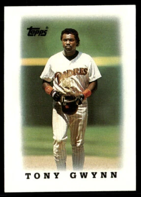 1988 Topps Mini Baseball Major League Leaders Tony Gwynn #74 Padres - Image 1 of 2