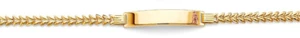 NEW 14K YELLOW GOLD KEY & LOCK CENTER BRACELET - Picture 1 of 2