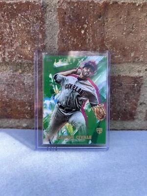 2020 Topps Inception Green #20 Aaron Civale RC - Image 1 of 2