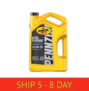Pennzoil Ultra Platinum Full Synthetic 5W-20 Motor Oil, 5 Quart....(w16) - Picture 1 of 7