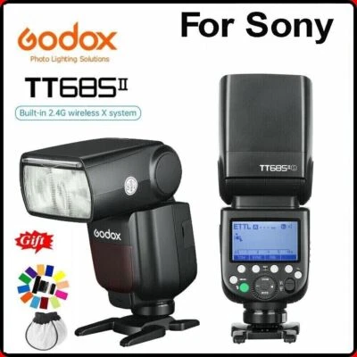 Godox TT685II-S TTL Blitz Blitzgerät HSS 1/8000s Aufsteckblitz für Sony Kamera - Bild 1 von 4