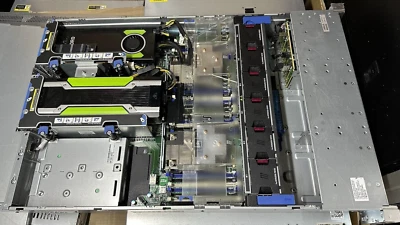 HP DL380 Gen9 Intel E5-2680v4 64GB DDR4 256GB NVME NVIDIA TESLA M60 QUADRO M4000 - Image 1 of 4