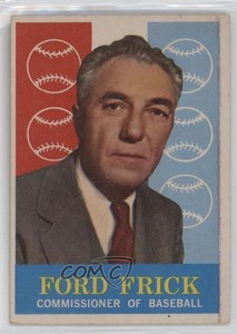 1959 Topps Ford Frick #1 Rookie RC HOF