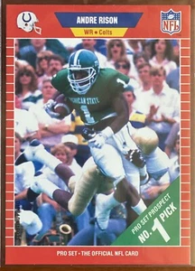 1989 ProSet Football ANDRE RISON RC #497 Falcons Colts - Picture 1 of 2