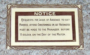 Tarjeta postal vintage de 1911 ~ Ben Franklin sello de un centavo "AVISO permiso de ausencia" - Imagen 1 de 3