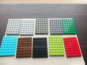 Lego 3036 Plate 6 x 8 (x1) more colours than shown - Picture 1 of 18