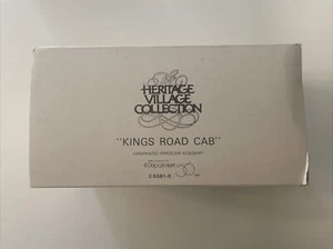 DEPT 56 KINGS ROAD CAB The Heritage Village Collection RETIRED Dickens 5581-6 - Picture 1 of 3