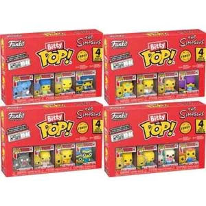 THE SIMPSONS Funko Bitty Pop! Complete set with Chases Sealed Boxes - Picture 1 of 2