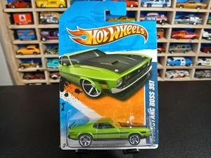 2011 Hot Wheels Street Beast '71 Mustang Boss 351 Green 90/244 - Picture 1 of 3