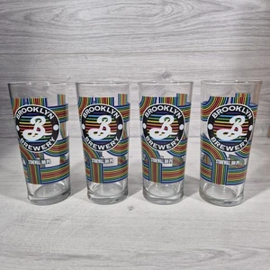 4 X Brooklyn Stonewall Inn IPA Pint Glasses M24 Brand New Pub Man Cave - Picture 1 of 5