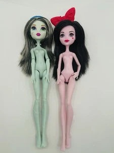 Monster High Doll Lot 2 Draculaura Emoji Frankie Stein Science Class Lab Nude - Bild 1 von 6