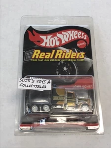 Hot Wheels RLC Real Riders Gold and Black Long Gone #3909/5000 - Picture 1 of 10