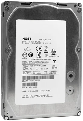 HGST Ultrastar 15K600 | 600GB 15K RPM SAS 6Gb/s 64MB Cache 3.5" Inch - Image 1 of 2