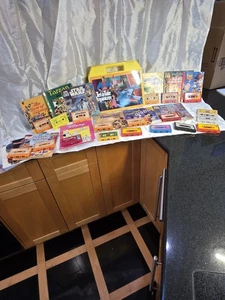 Childrens Cassette Tape and Book Sets Sing Read Along Carrying Case Disney etc - Picture 1 of 24