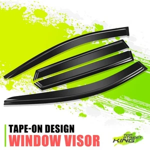4 piezas viseras de ventana negras protector solar deflector de lluvia sombra de ventilación para Tucson 22-24 - Imagen 1 de 5