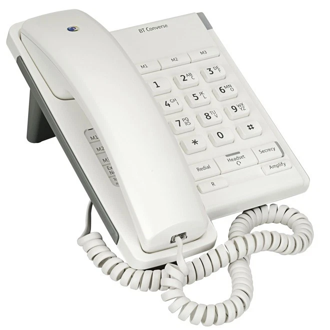 BT Converse 2100 Corded Business Home Landline Telephone - White - Image 1 of 1