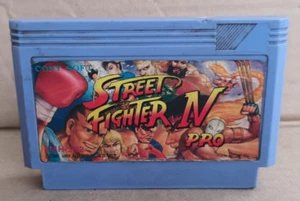 rare famiclone 90s STREET FIGHTER IV PRO YMH-SN2 Old Chips Famicom Nes cartridge - Picture 1 of 9