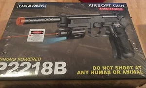 AIRSOFT GUN SPRING POWERED P2218B - Picture 1 of 4