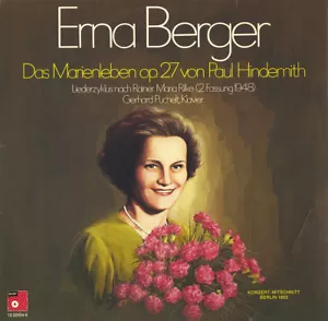 HINDEMITH Marienleben ERNA BERGER 1953 Live Recording ACANTA DE-22504 LP NM - Picture 1 of 3