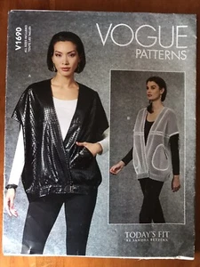 Vogue Sewing Pattern V1690 Loose Vest All Sizes Unused - Picture 1 of 2
