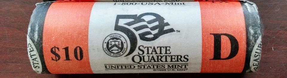 Mississippi 2002 State Quarter mint roll D - Image 1 of 1