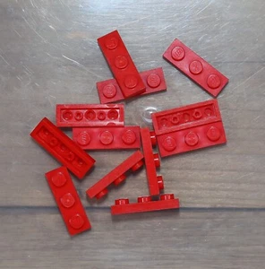 LEGO 3623 Bright Red Plate 1X3 Qty 12 - Picture 1 of 1