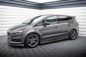 Umbral lateral enfoque para Ford S-Max ST-Line Mk2 negro alto brillo umbral - Imagen 1 de 7