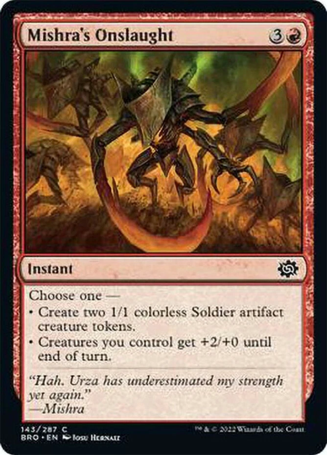Brothers' War - Mishra's Onslaught - Foil - Image 1 of 1