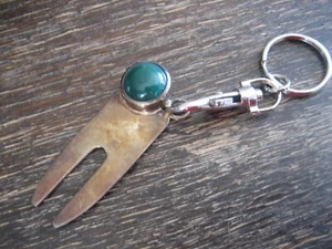 Rarität Golf Memorabilia Pitchgabel Pitchfork Divot Tool 925er Silber Unikat - Picture 1 of 3