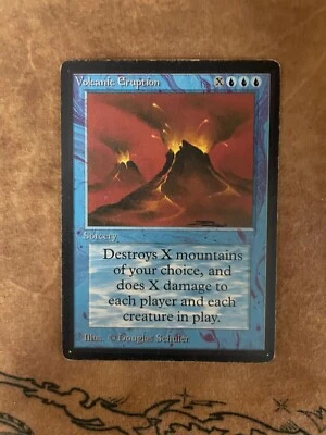 MTG BETA **RARE** VOLCANIC ERUPTION EX CONDITION!   - Image 1 of 2