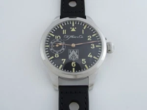 Henry Moser Laco Aviator Luftwaffe Pilot WWII Vintage IWC Swiss MARRIAGE!! Watch - Picture 1 of 12