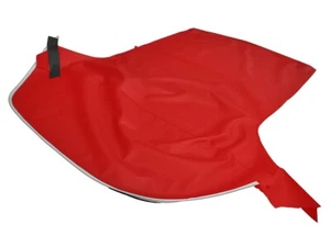 Se adapta a: VW Volkswagen Beetle 1973-79 techo blando (vidrio reutilizado) Haartz logotipo lona roja - Imagen 1 de 4