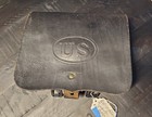 US CIVIL WAR 1864 LEATHER CARTRIDGE BOX INSPECTOR MAKER RARE MINT