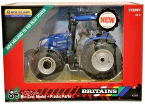 Britains New Holland T6.180 Blue Power Tractor 1:32 Scale Model 43319 Brand New - Picture 1 of 2