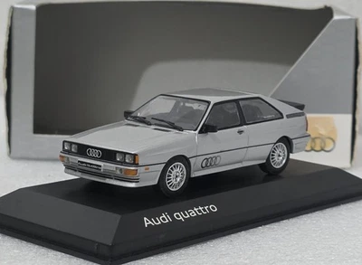 Audi Quattro 1980 Silver 1:43 Minichamps 503.00.005.03 SUPER RARE!! (16) - Image 1 of 4