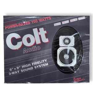 Rare-New!! Colt Audio CA-6930T 3-Way Speakers In Original Box - Picture 1 of 5