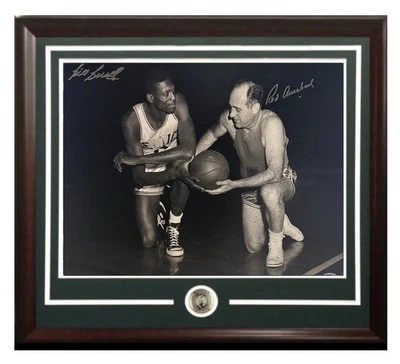 Bill Russell Red Auerbach Signed 16x20 Framed Photo Celtics PSA 10 Mint Auto HOF - Image 1 of 4