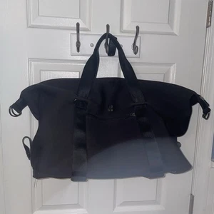 Sweaty Betty Utility Reisetasche schwarz Neopren Seesack Weekender Yoga Sporttasche - Bild 1 von 23
