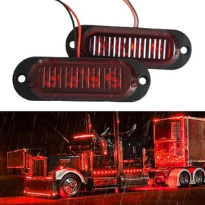 Car Lights LED Marker Lights Accessories DC 12V-24V Lamp Truck Waterproof - Picture 1 of 12