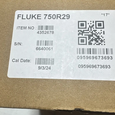 Nuevo en caja FLUKE 750R29 módulo de presión rango 3000 PSIG 20 MPa 200 bar Foto 1 de 3