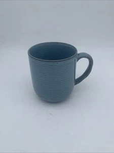 Crofton Terrakotta groß blau gesprenkelt künstlerisch Kaffee Tee Kakao Becher 20 Unzen - Bild 1 von 3