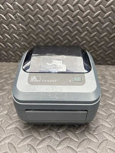 Zebra GK420d Thermal Label Printer LAN Ethernet Network USB NO Cords Unit Only - Picture 1 of 8