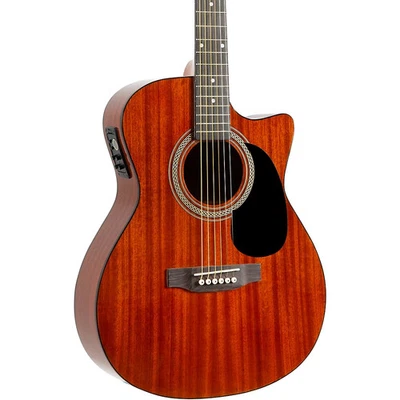 Rogue RA-090 Concert Cutaway Acoustic-Electric Guitar Mahogany - Image 1 of 4