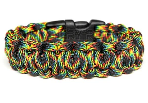 550 Paracord Survival Bracelet Cobra - Galaxy - Multi Color - Picture 1 of 1