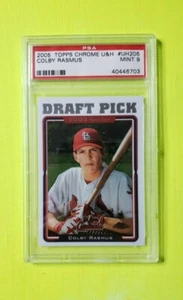 2005 Topps Chrome Update #205 Colby Rasmus FY RC PSA 9 MINT - Picture 1 of 2