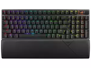 ASUS ROG Strix Scope II 96 Wireless Gaming Keyboard, Tri-Mode Connection, Dampen - Picture 1 of 10